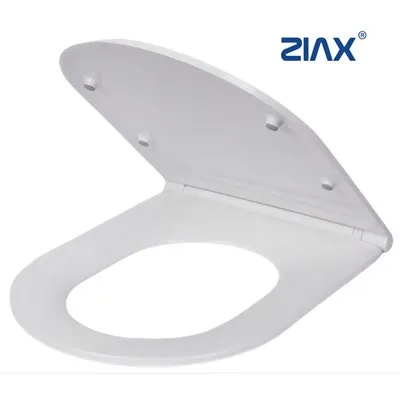 Siège de toilette silencieux PP, ajustement multi-modéliques