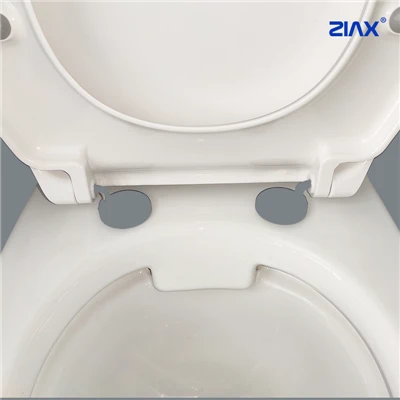 Siège de toilette en forme de V blanc V